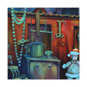 Santa's Surreal Workshop - Canvas