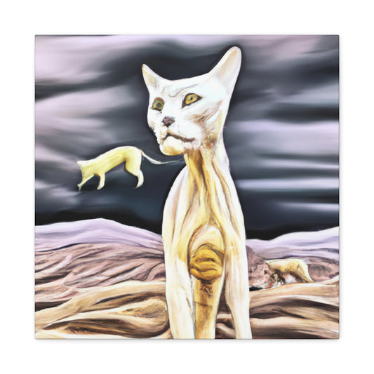 Caracal in Surrealism - Canvas