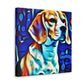 Beagle in Sunrise Glow - Canvas