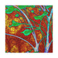 "Dogwood in Art Nouveau" - Canvas