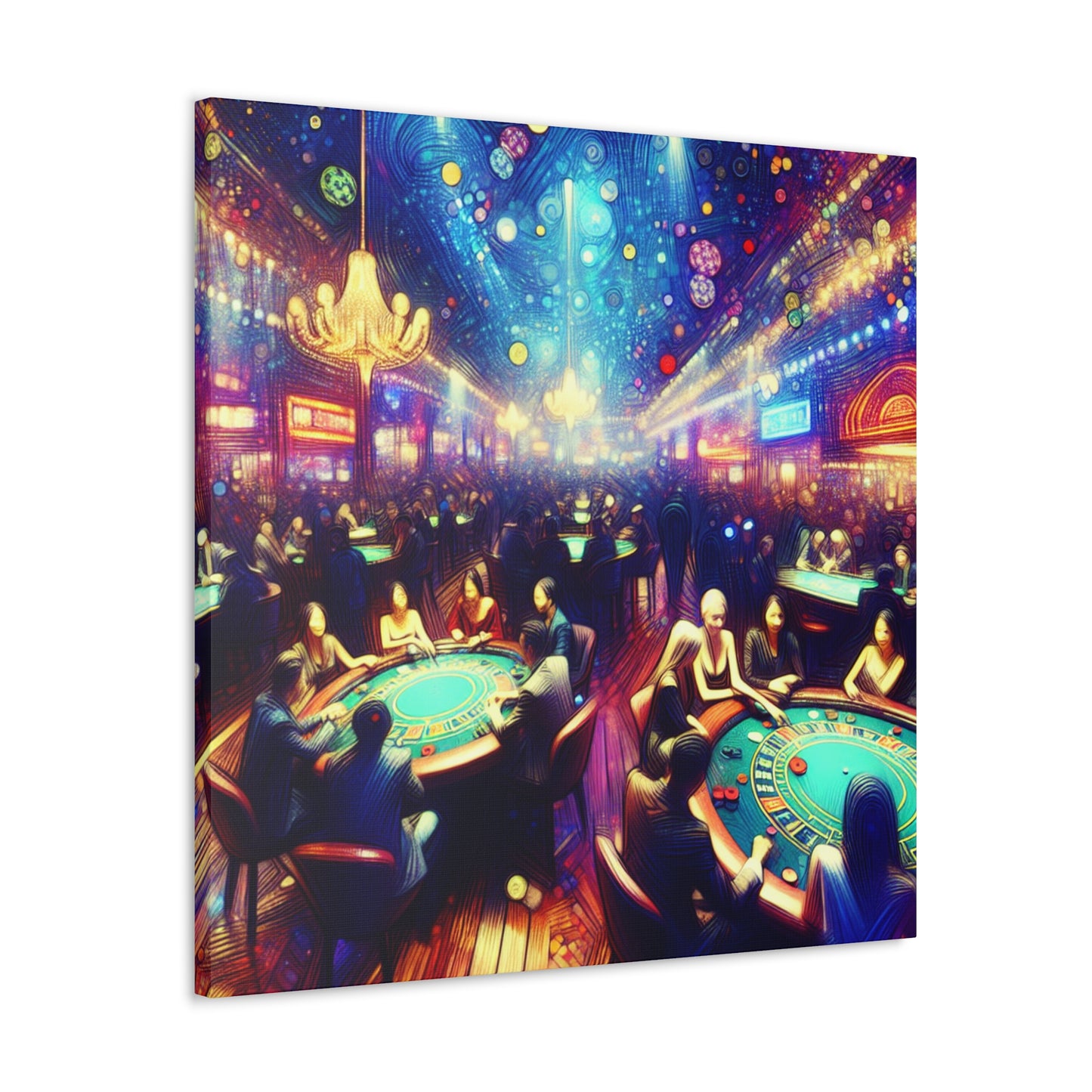 "Gambling Mirage Maze" - Canvas