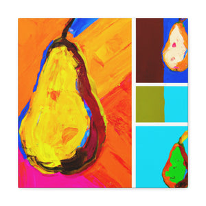 "Pear in Pop Art". - Canvas