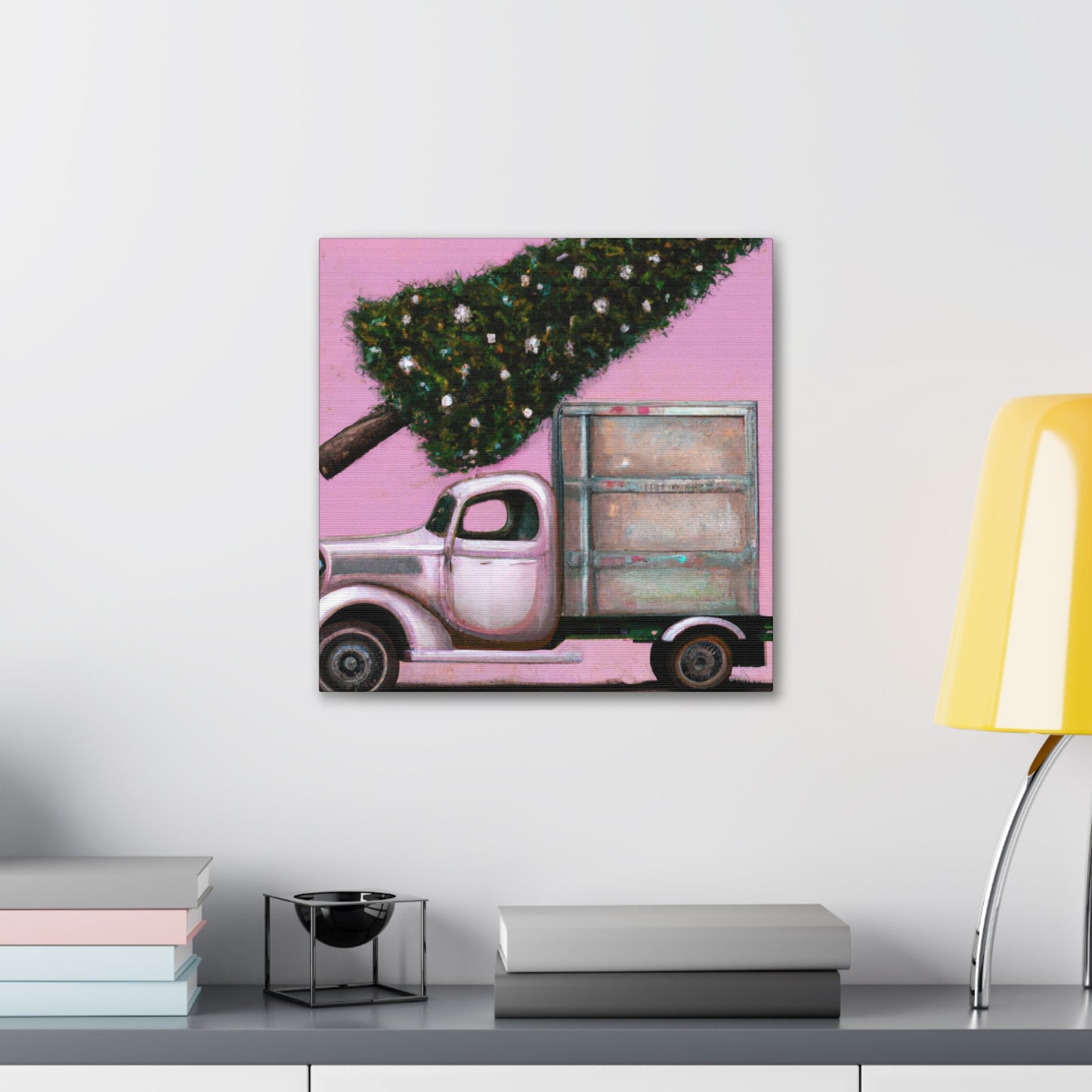 Vintage Christmas Delivery - Canvas