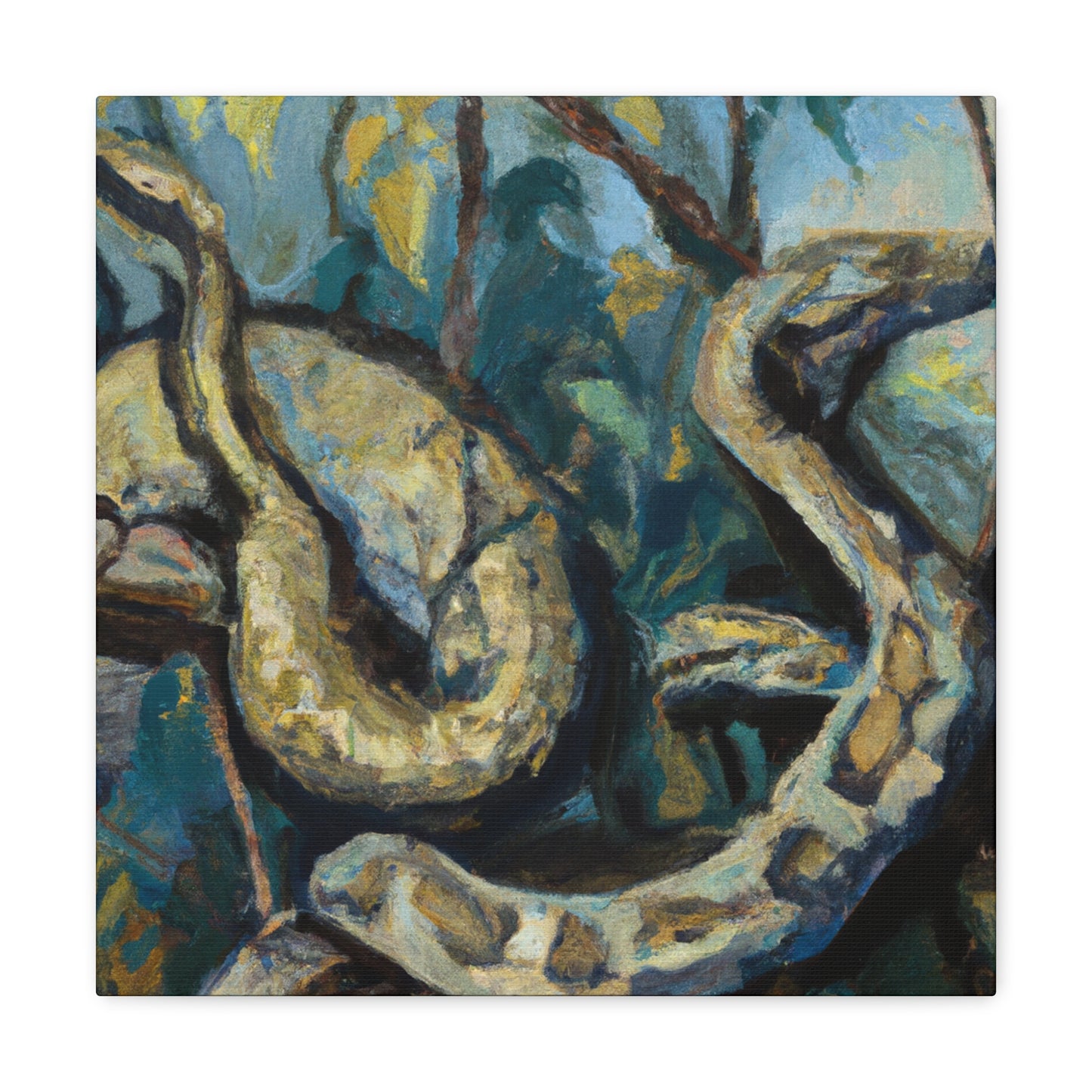 Python in Impressionism - Canvas