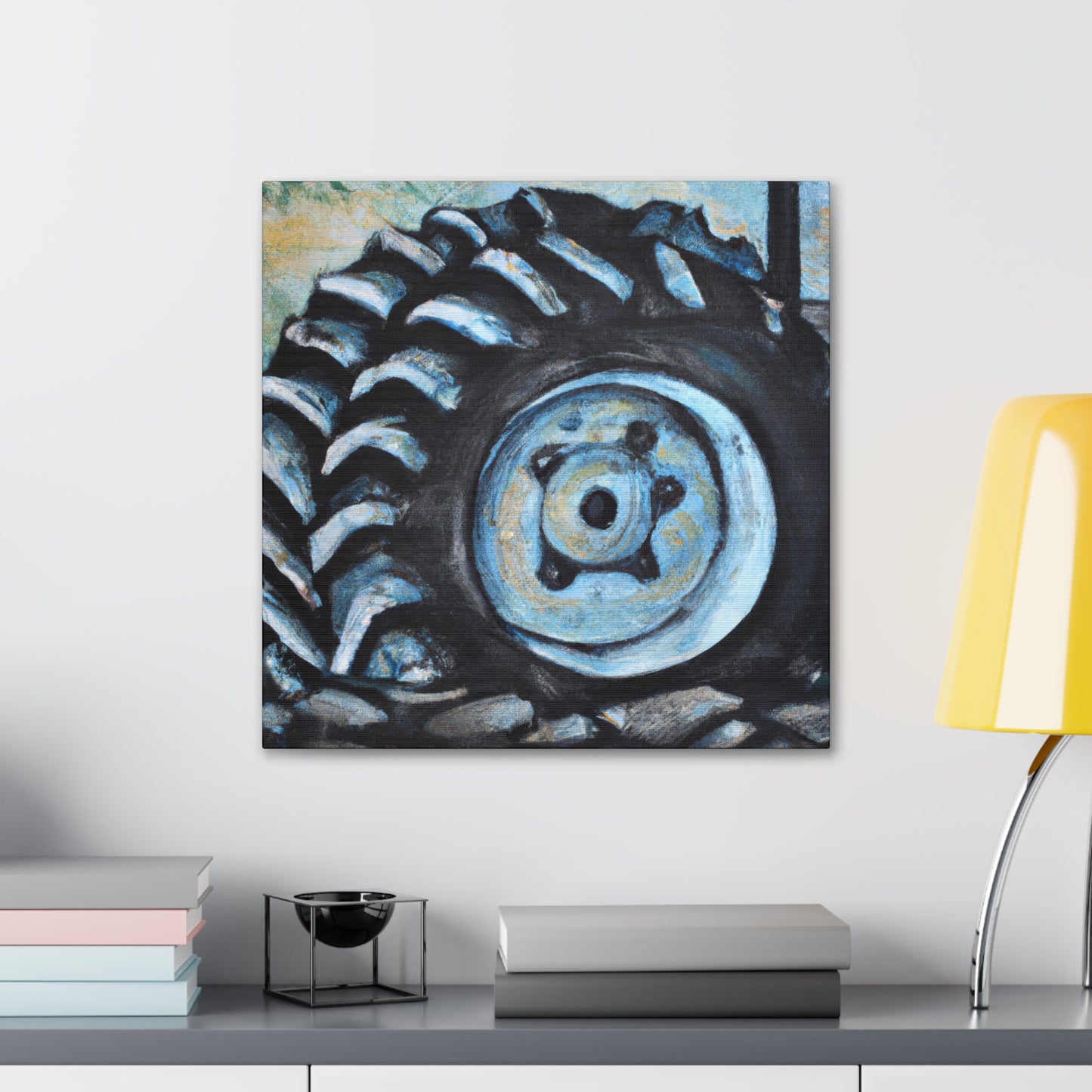 Gigantic Tractor Tire - Canvas