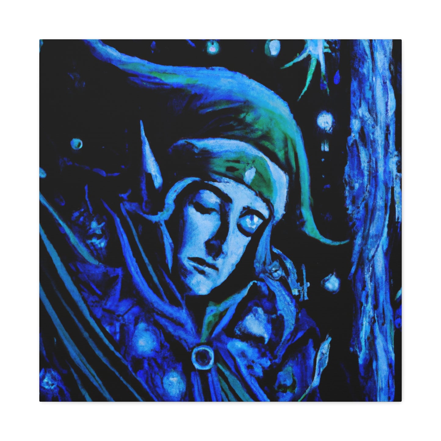 Elf in Evening Gown - Canvas