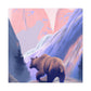 Brown Bear in Nature - Canvas