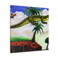 Crocodile in Organic Dream - Canvas