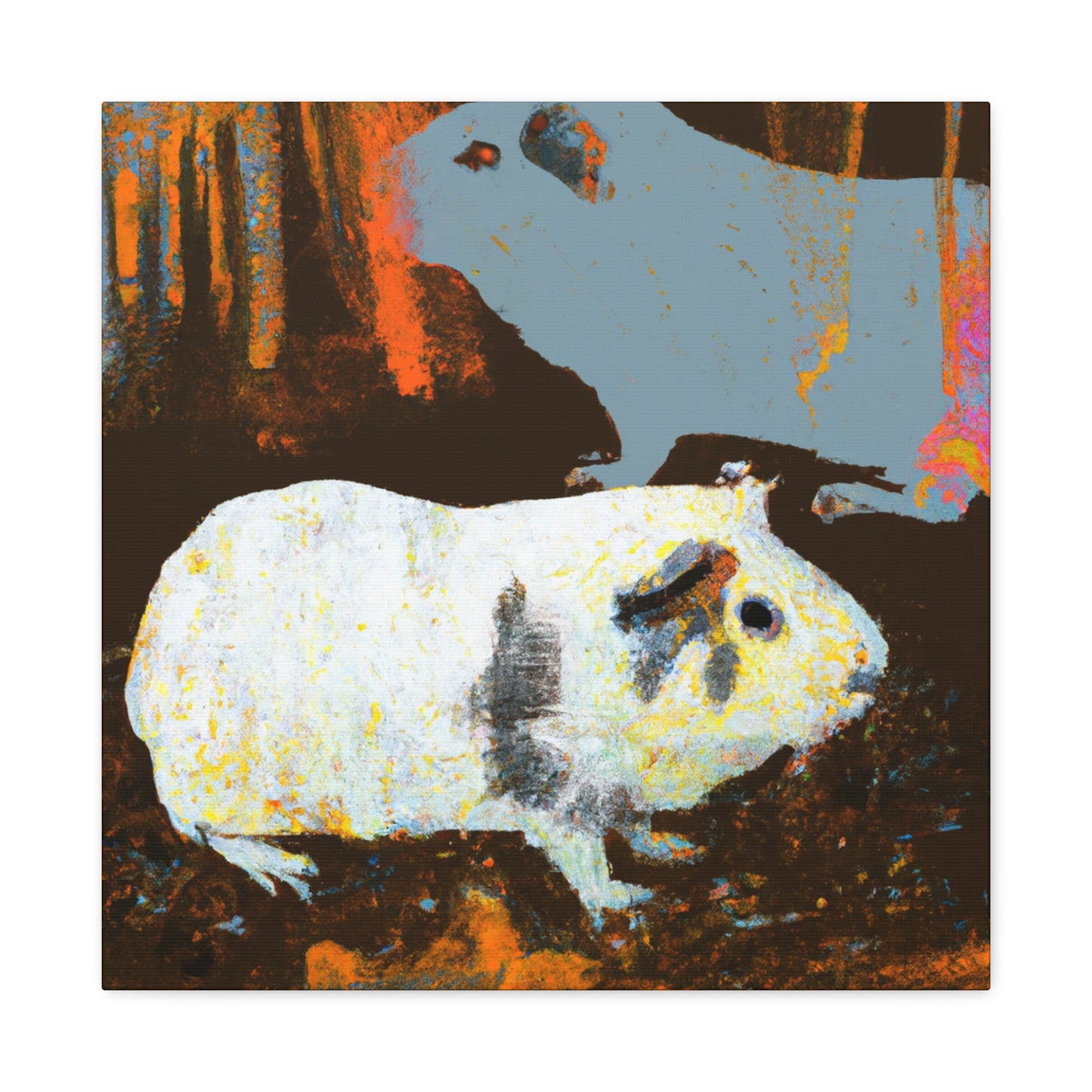 Guinea Pig Expressionism - Canvas