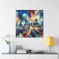 "Urban Symphony: Atlanta Impression" - Canvas