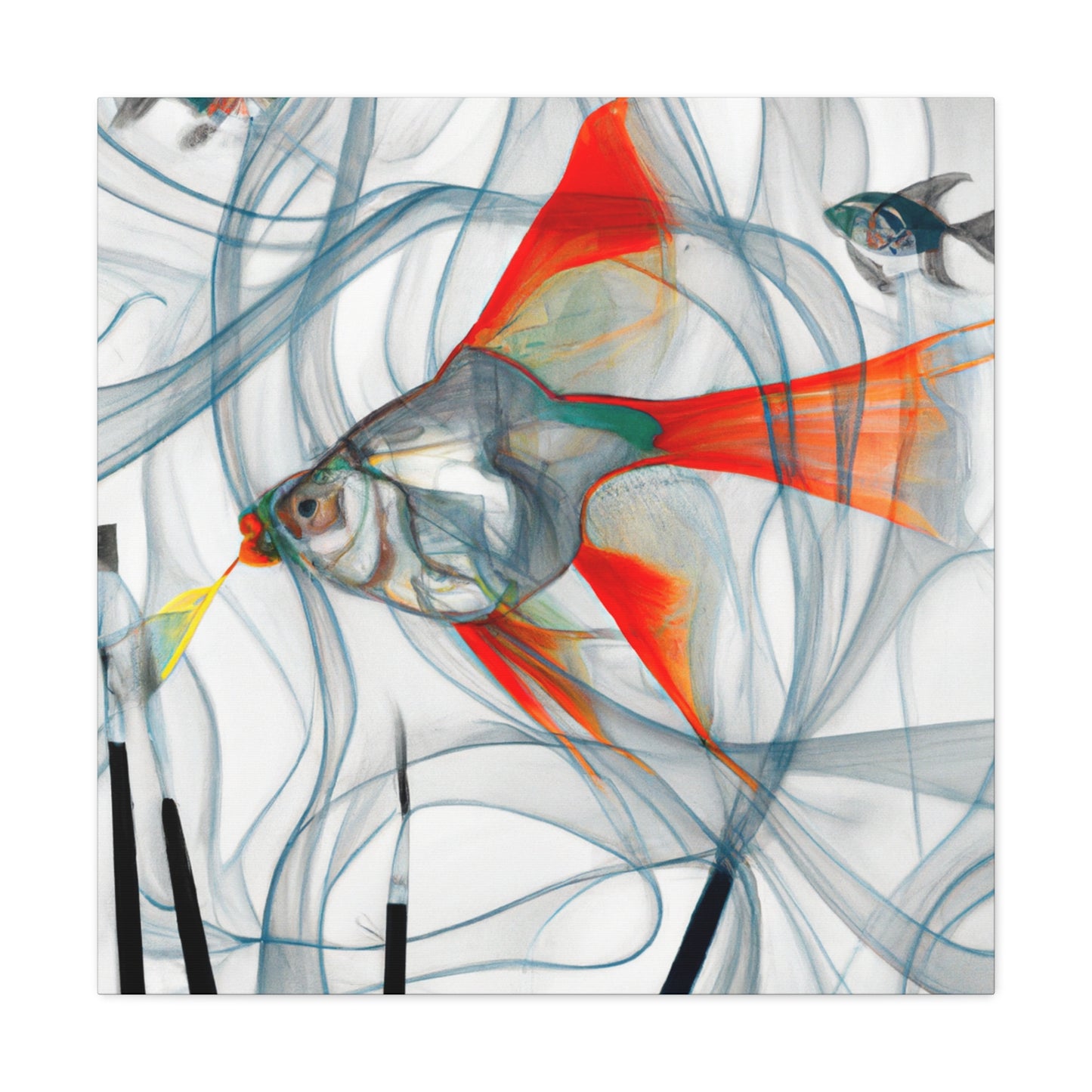 Swordtails in Surreality - Canvas