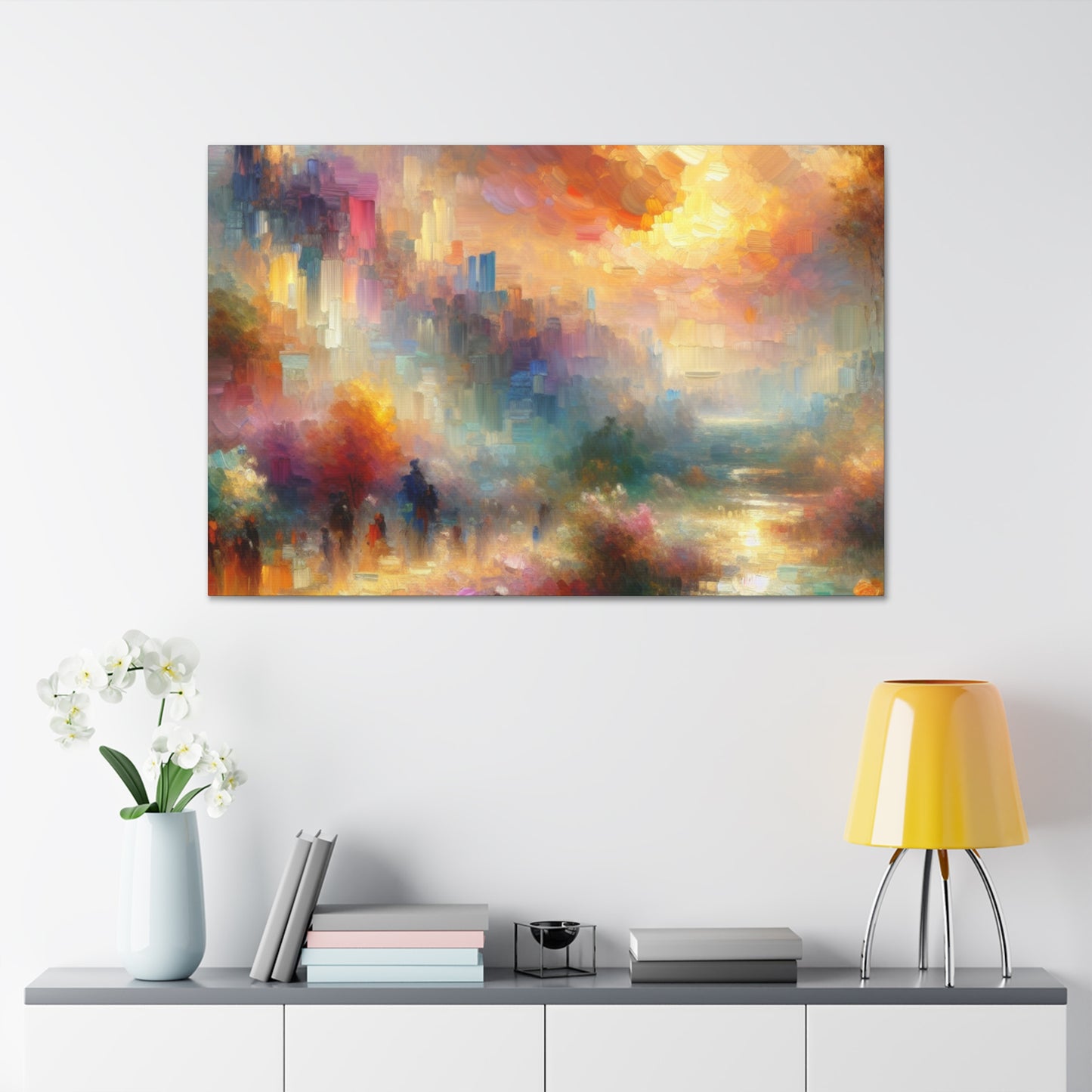 Gossamer Twilight Reflections - Canvas