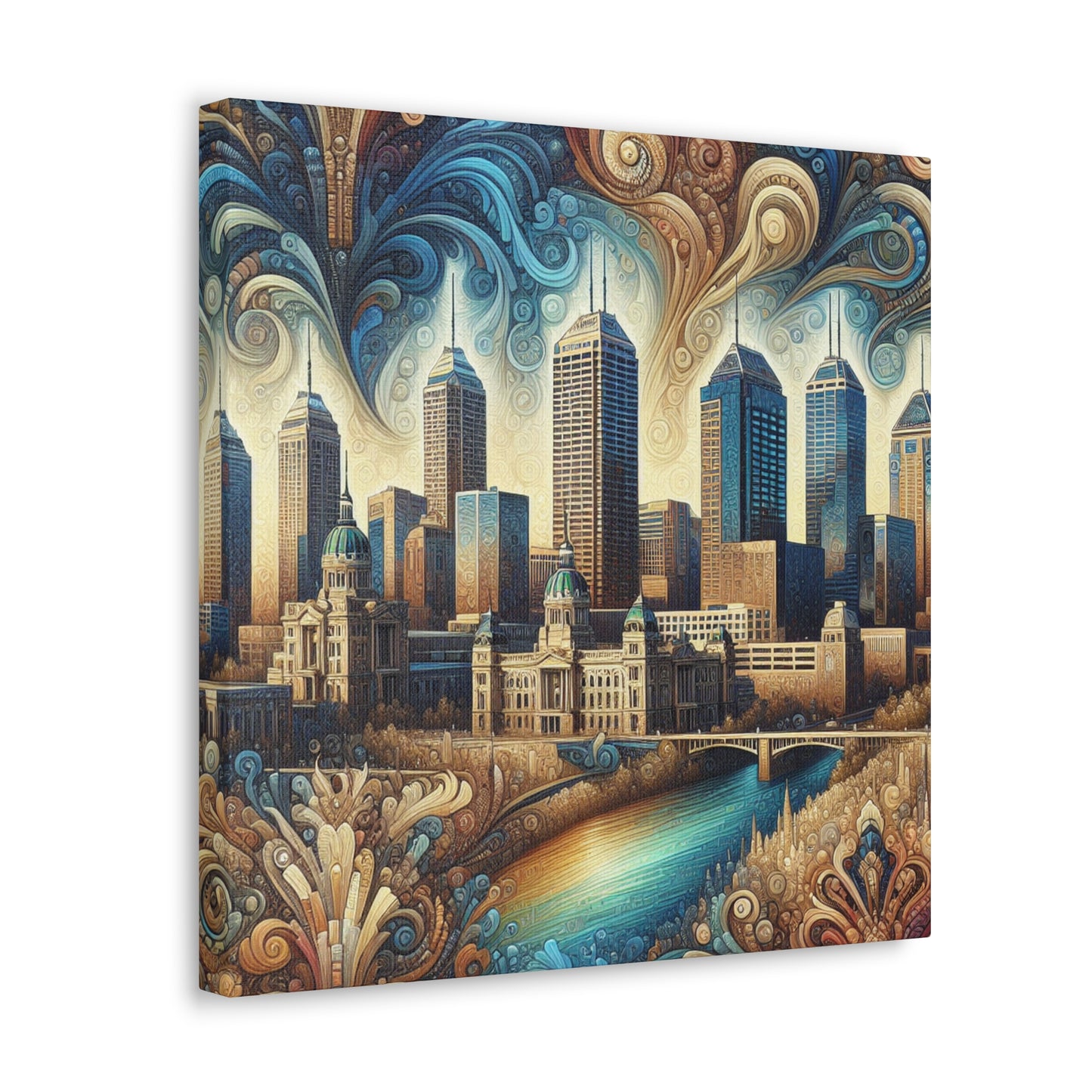 "Indy's Urban Symphony" - Canvas