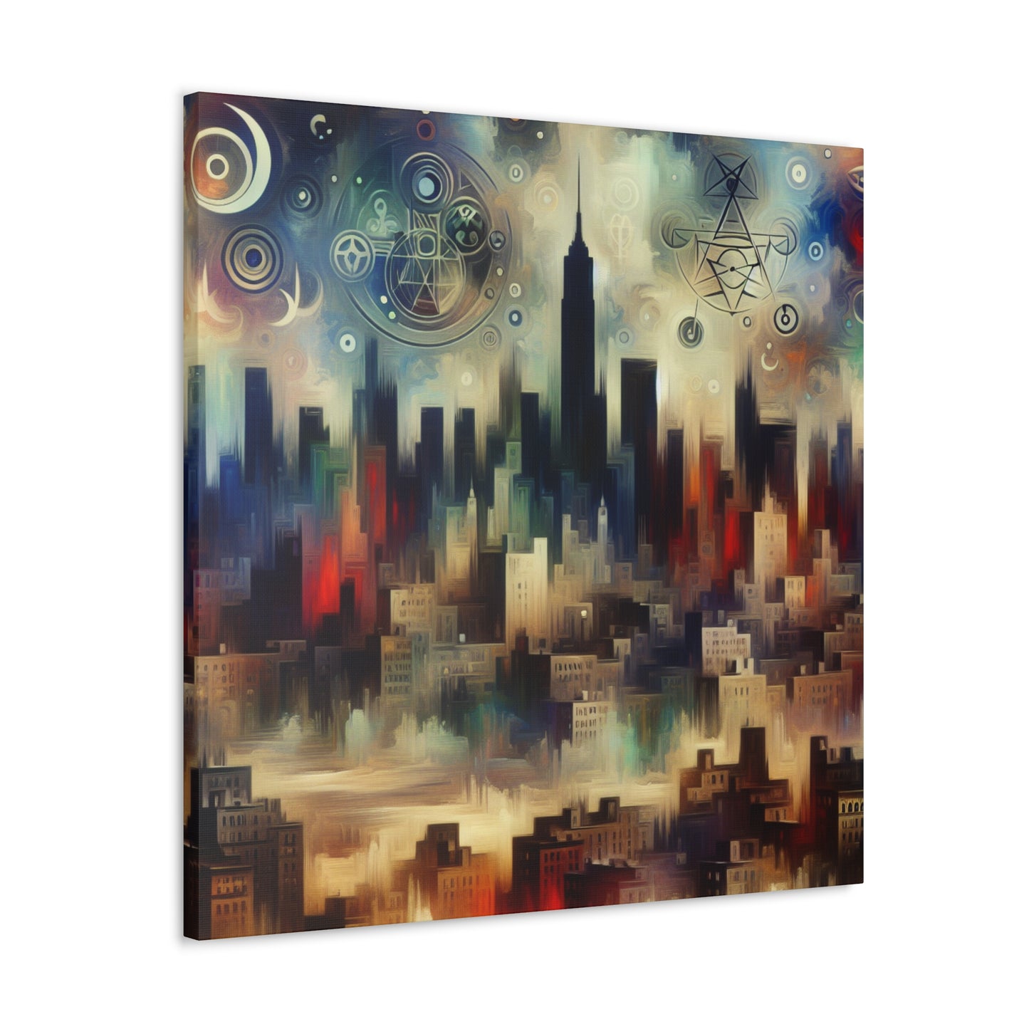 "Urban Odyssey: Concrete Symphony" - Canvas