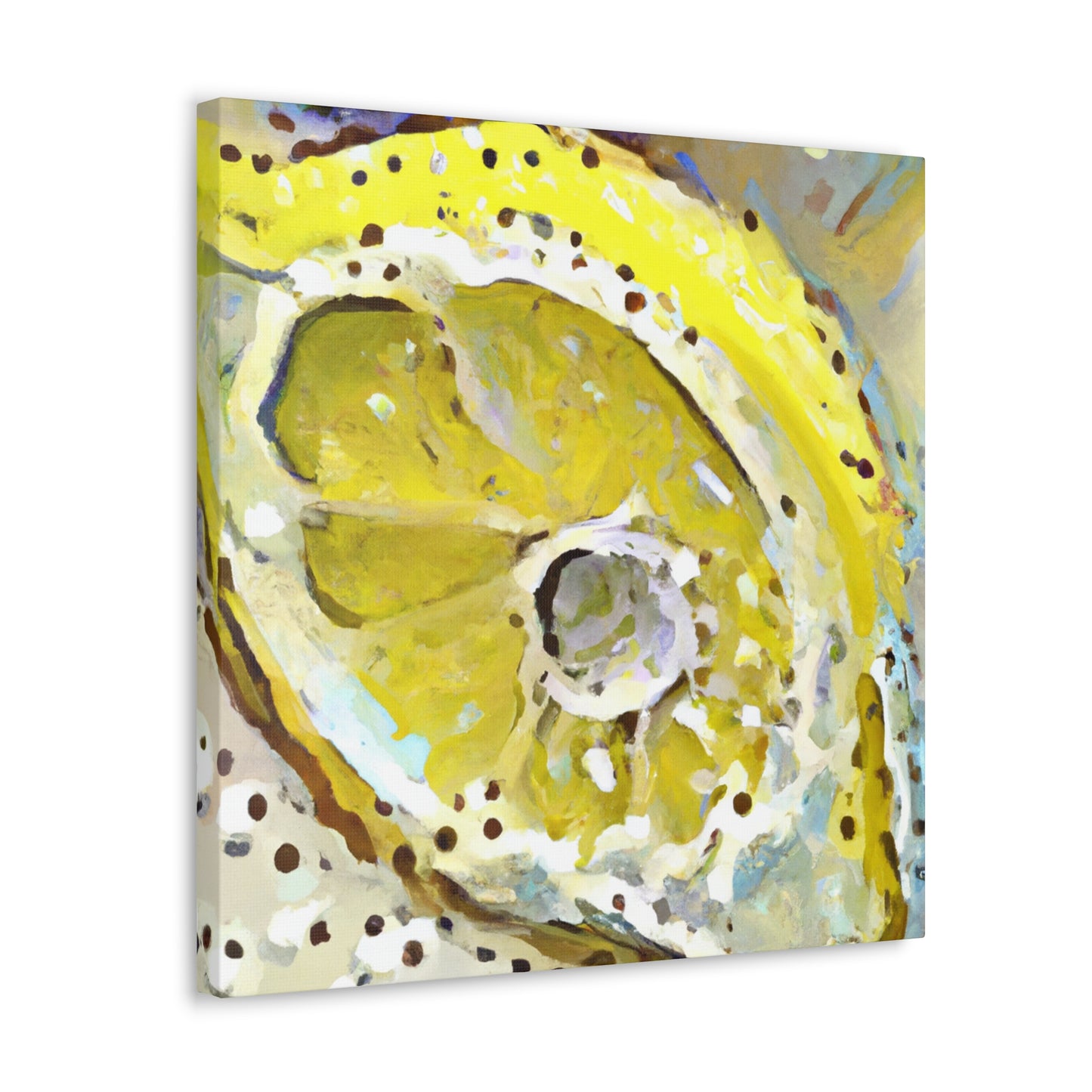 Lemon Zen Abstraction - Canvas