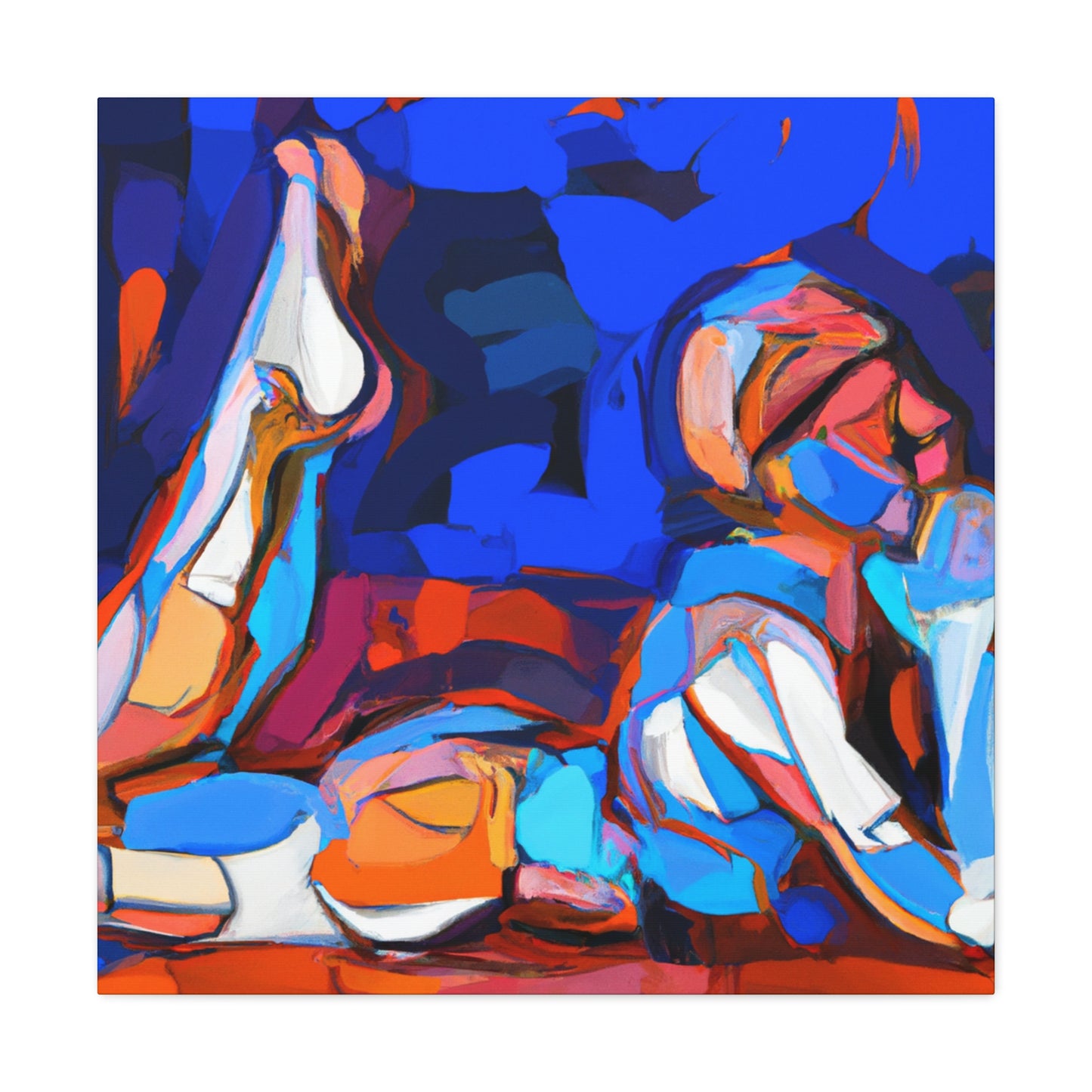 Yoga in Expressionism - Canvas