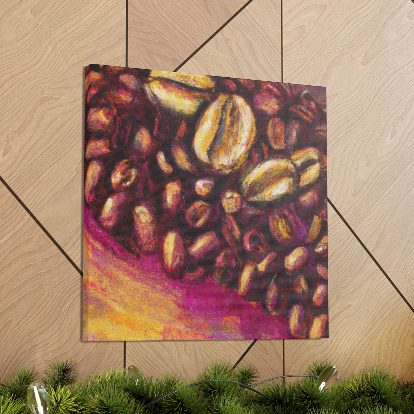 "Coffee's Colorful Aroma" - Canvas