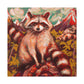 Raccoon in Rococo - Canvas