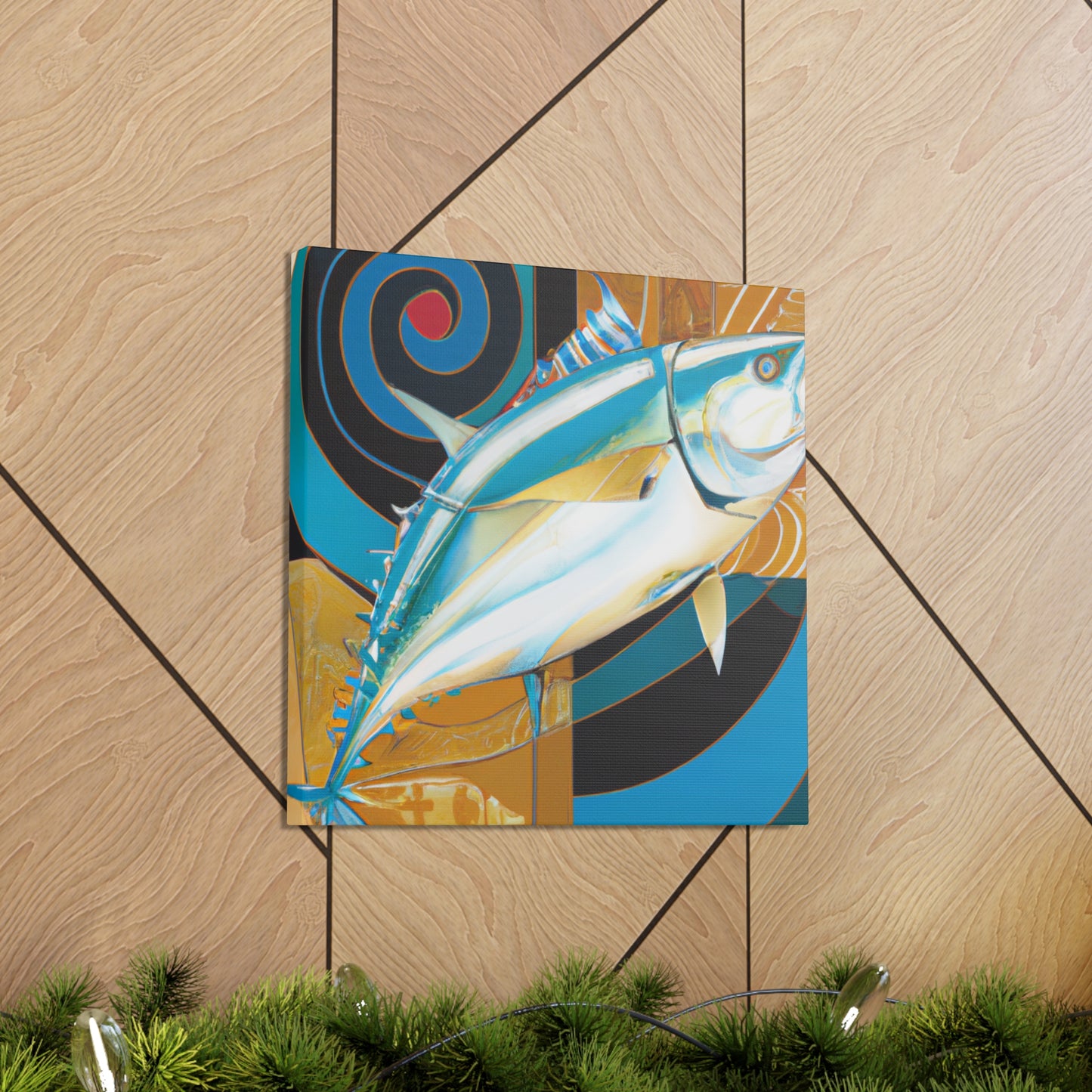 "Tuna Fish Art Deco". - Canvas