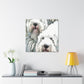 "Old English Sheepdog Dreaming" - Canvas