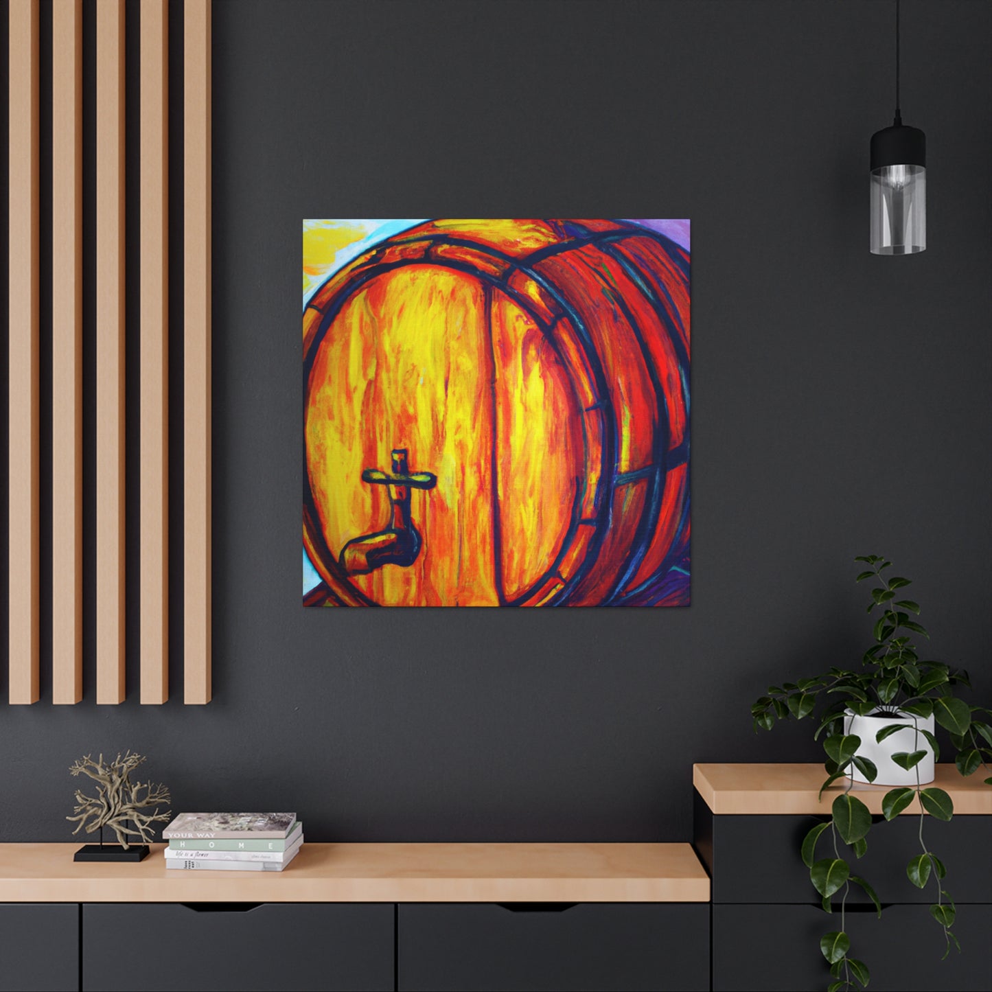 Whiskey Barrell Fauve - Canvas