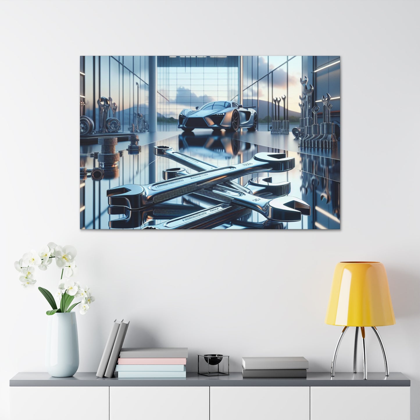 "Immaculate Industrial Reverie" - Canvas