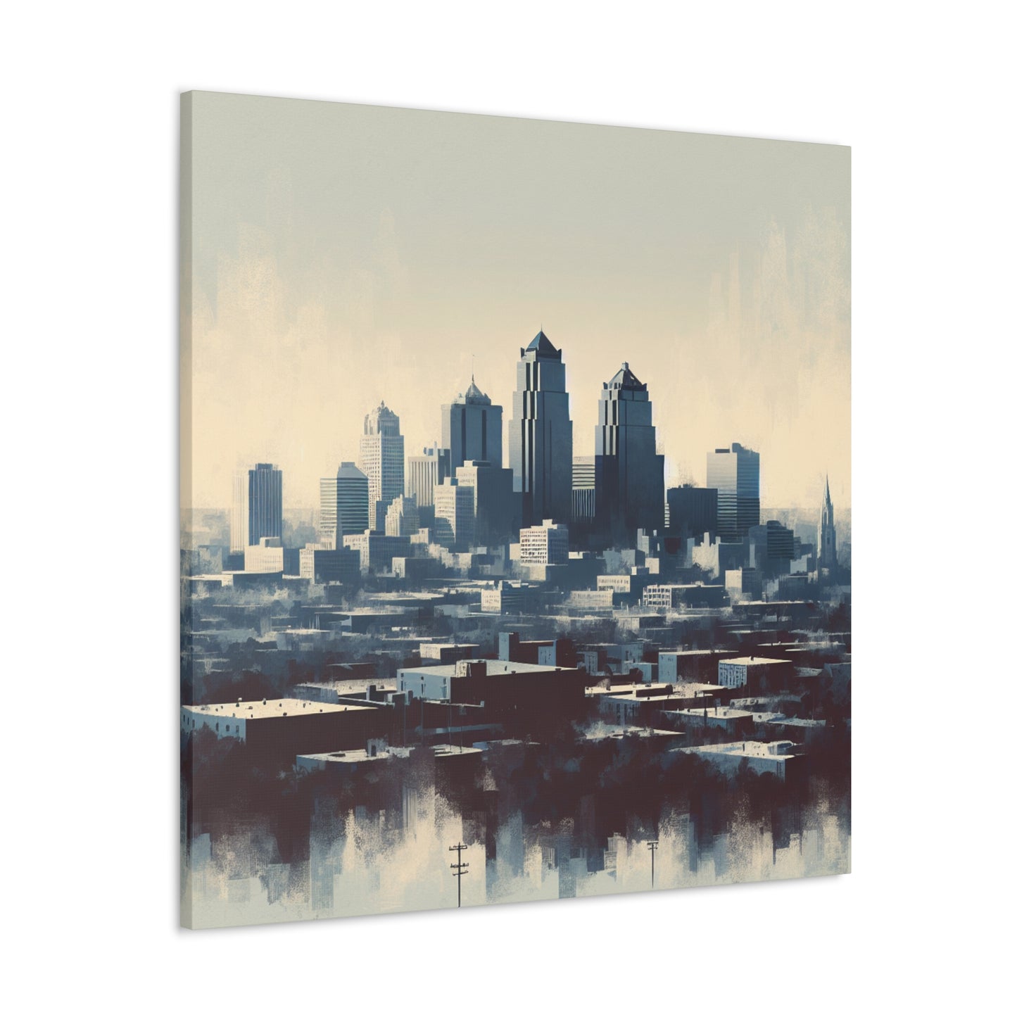 "Urban Tapestry: Kansas City" - Canvas