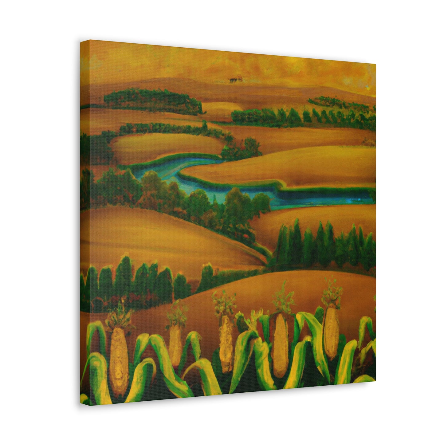 Corn in Splendour Garden - Canvas