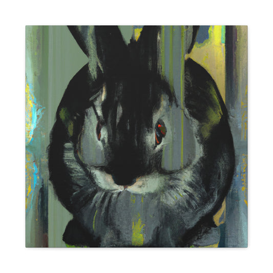 Rabbits in Abstraction - Canvas