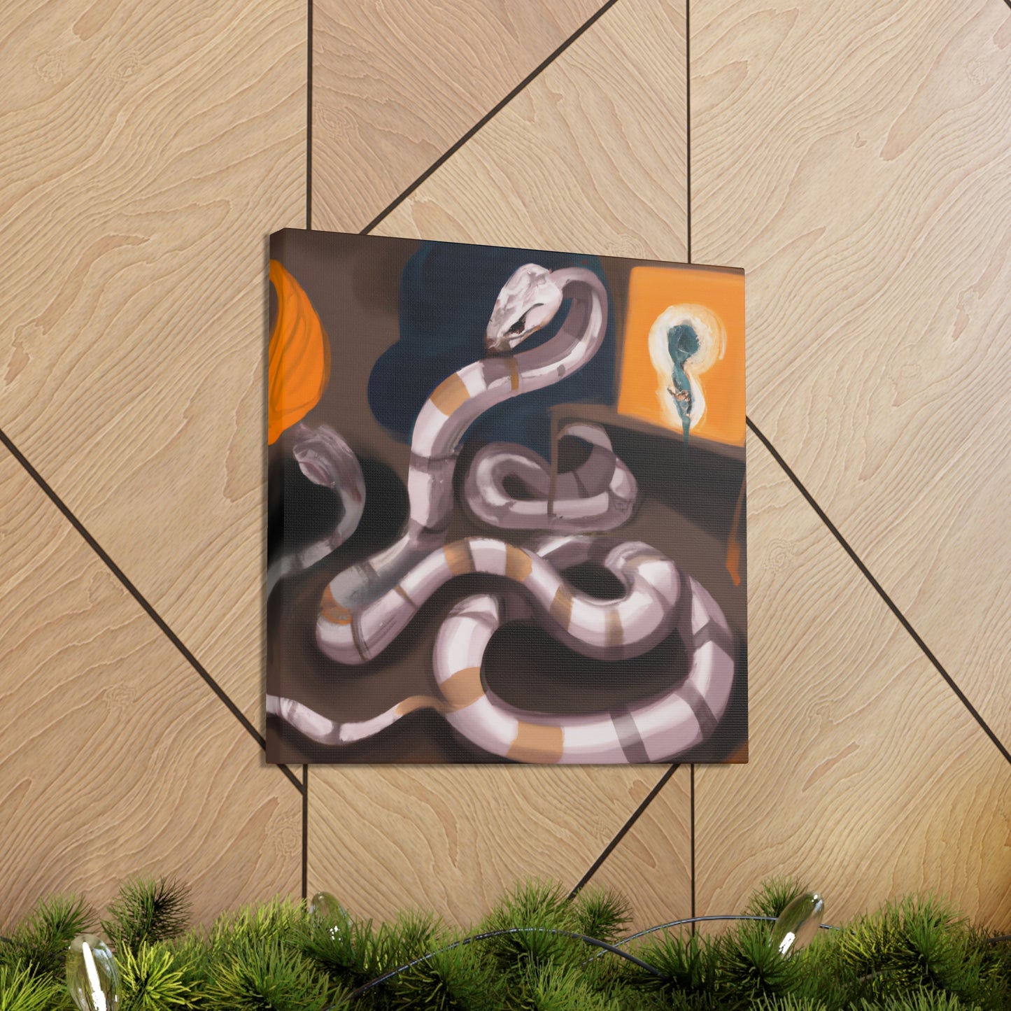 "Corn Snake in Flight" - Canvas