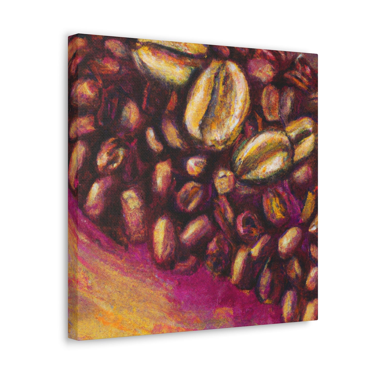 "Coffee's Colorful Aroma" - Canvas