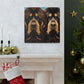 Fearsome Tibetan Mastiff - Canvas