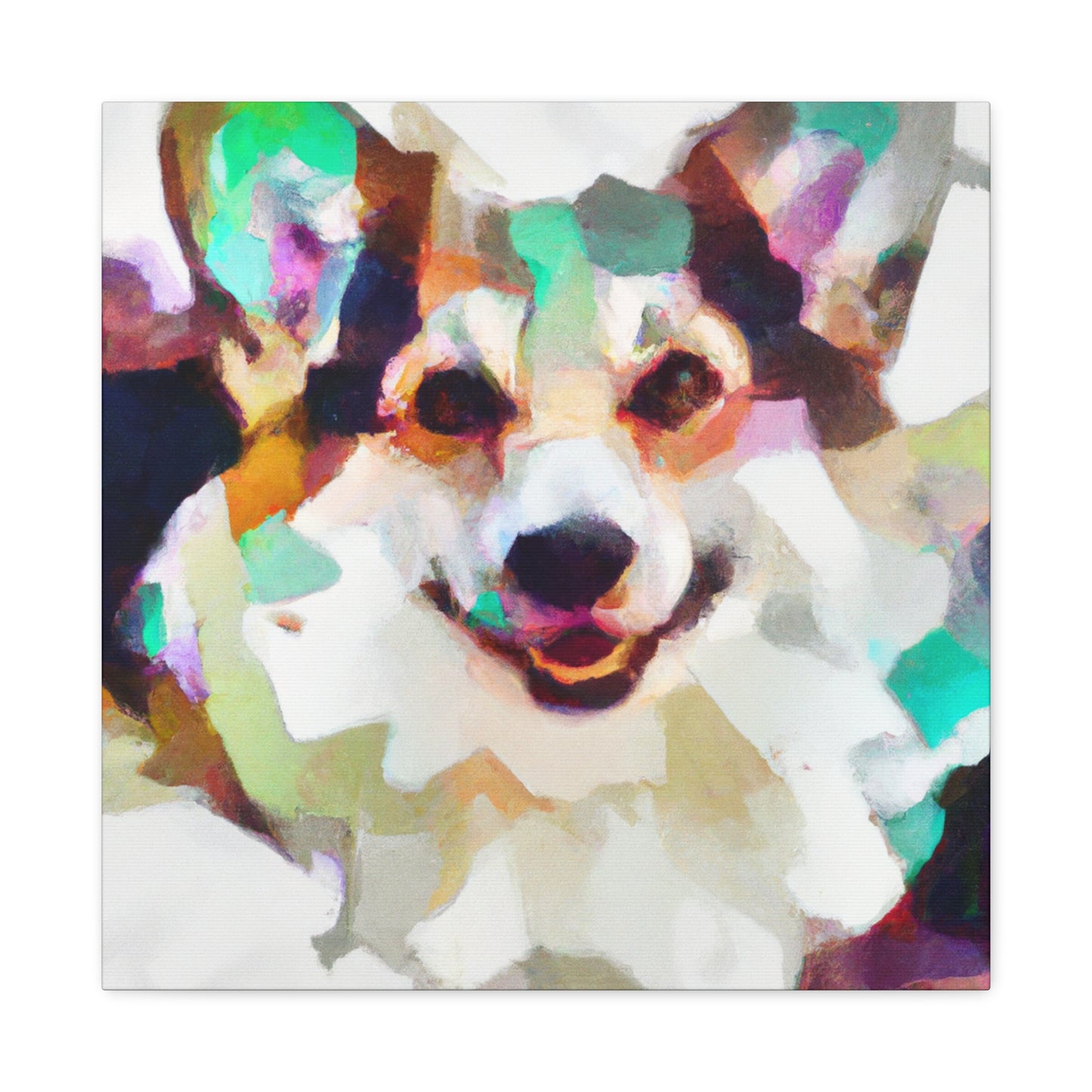 Welsh Corgi Reflection - Canvas