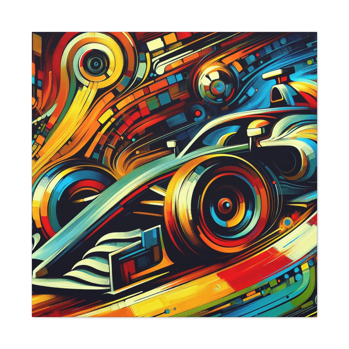 Rhythmic Circular Motion - Canvas