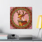 "Reindeer Reflection Rococo" - Canvas