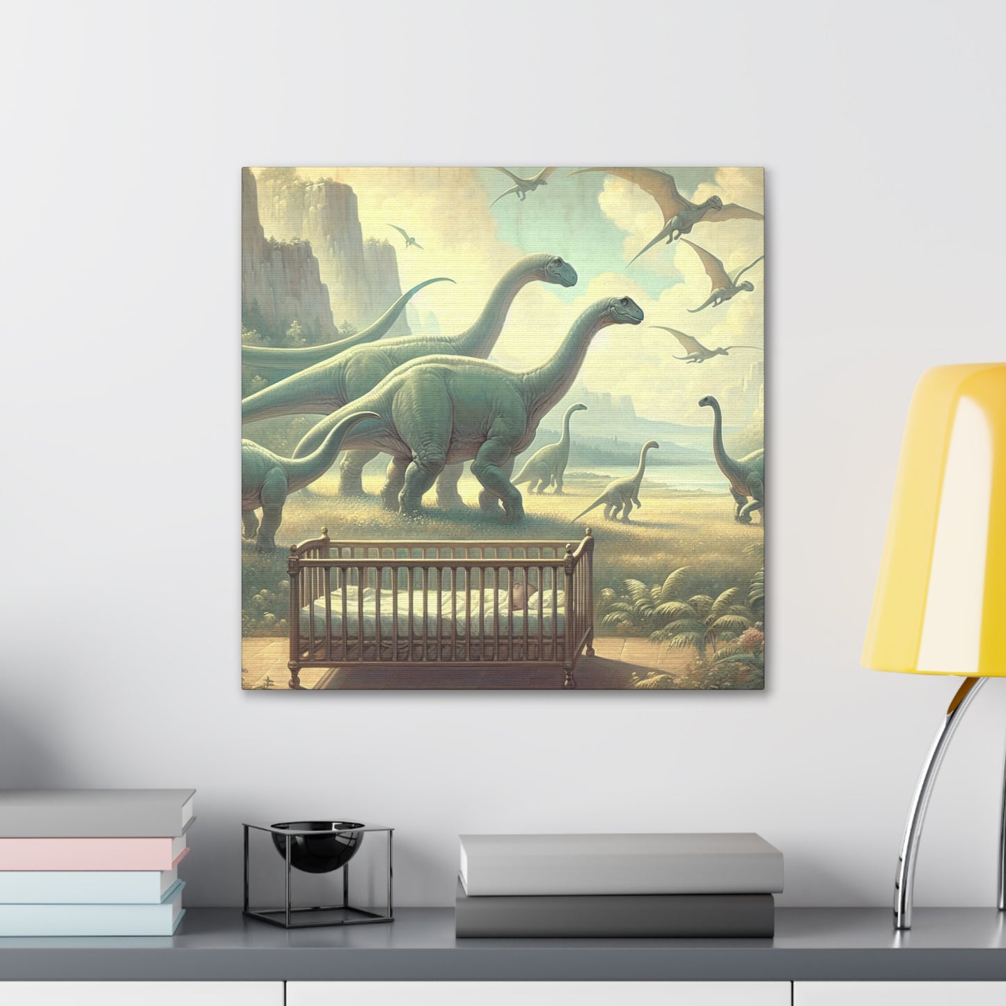 Pastel Prehistoric Portraits - Canvas