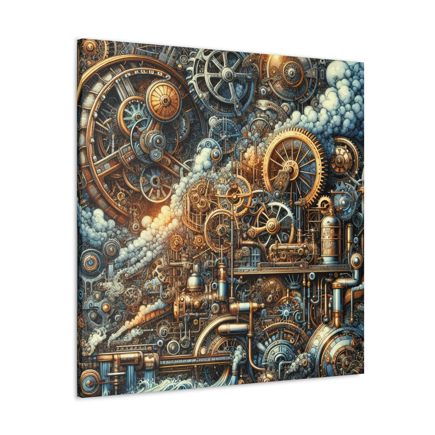 "Gears of Time’s Elixir" - Canvas