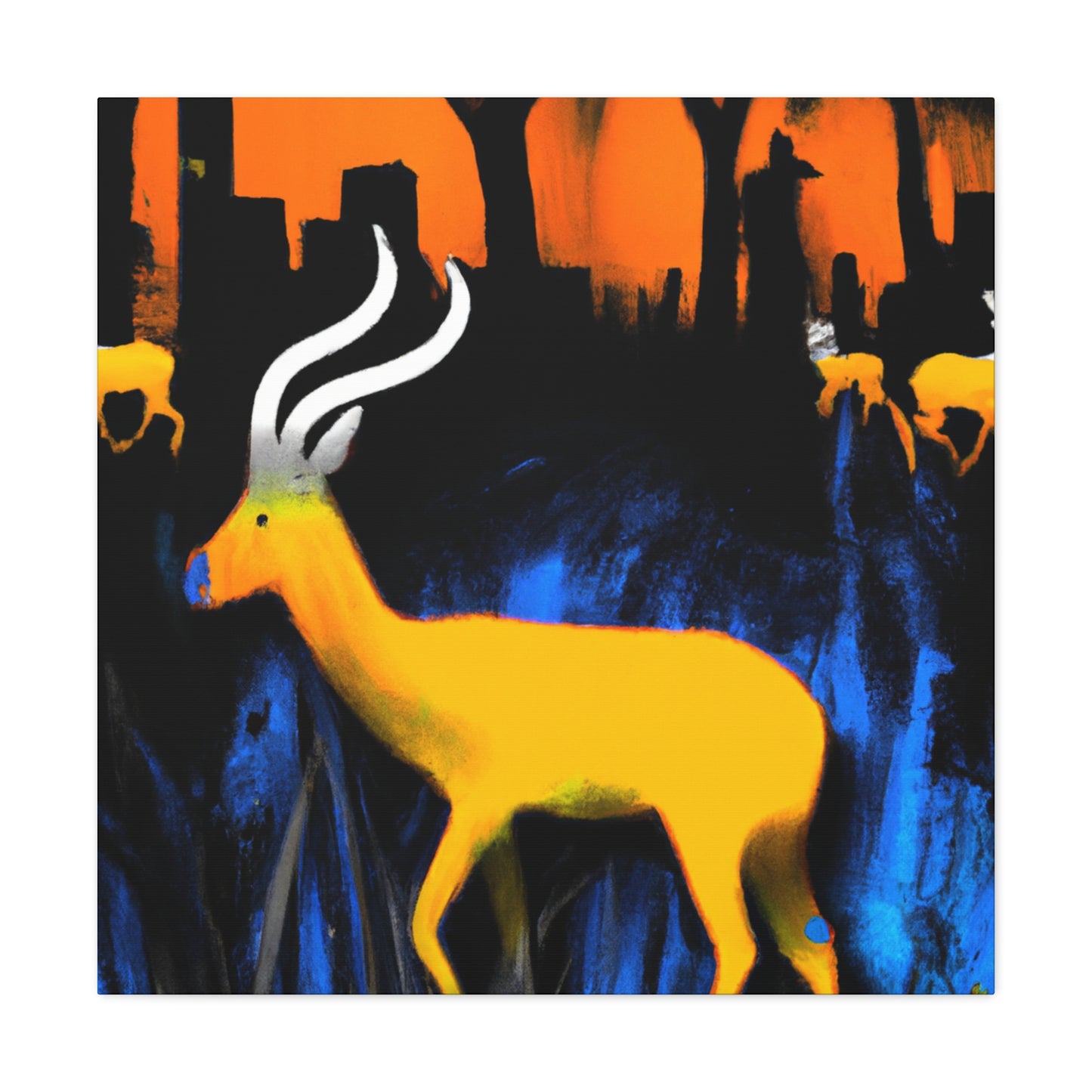 Gazelle Sunlit Majesty - Canvas