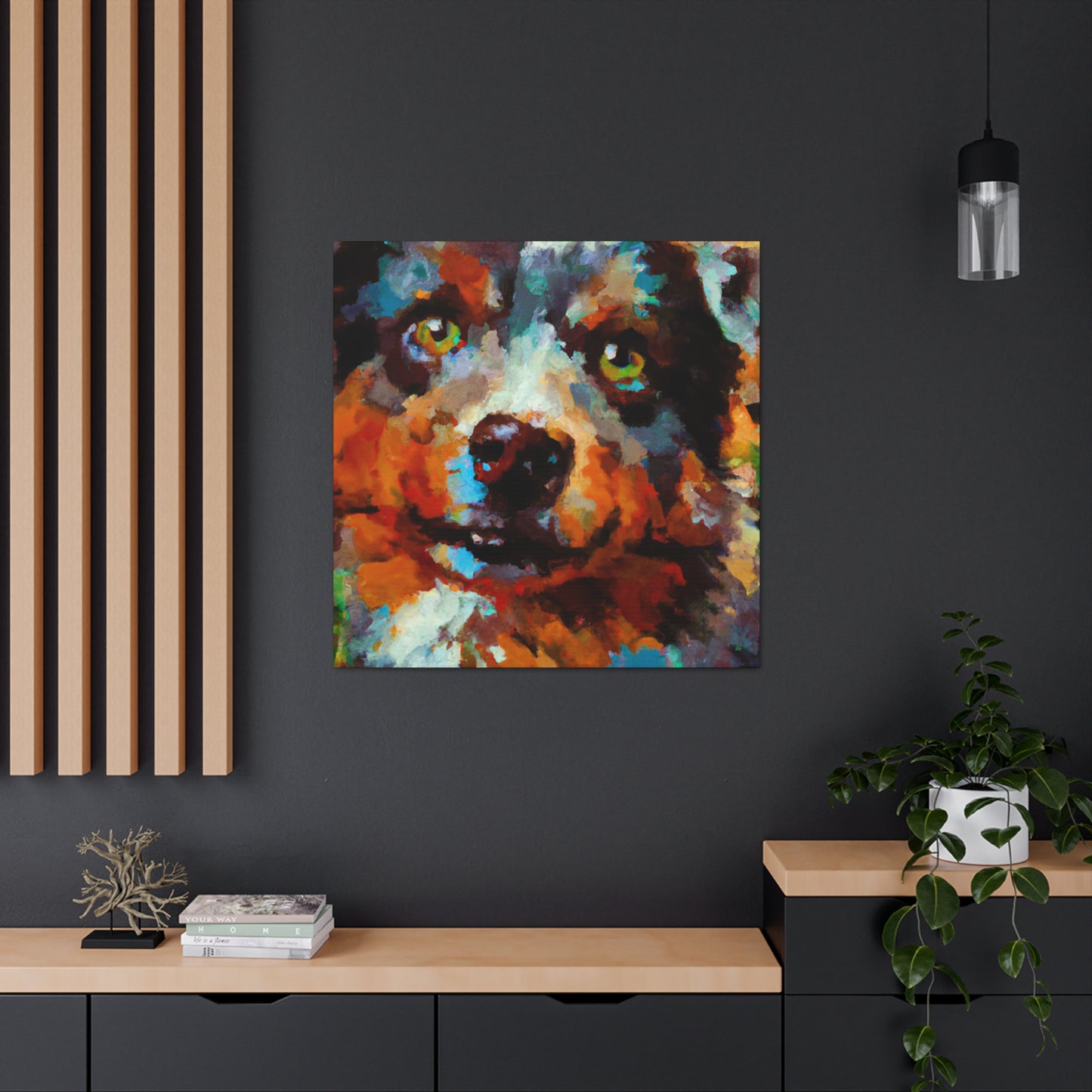 Aussie Shepherd Impression - Canvas