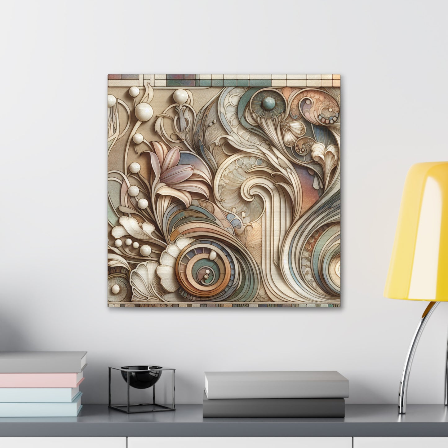 Whispers of Flowing Elegance - Canvas