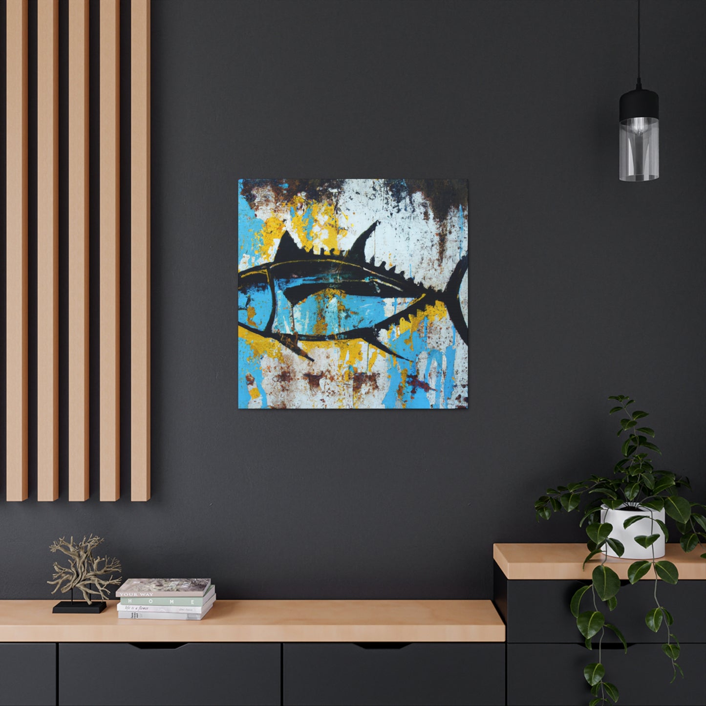 Tuna in Moonlight Illumination - Canvas