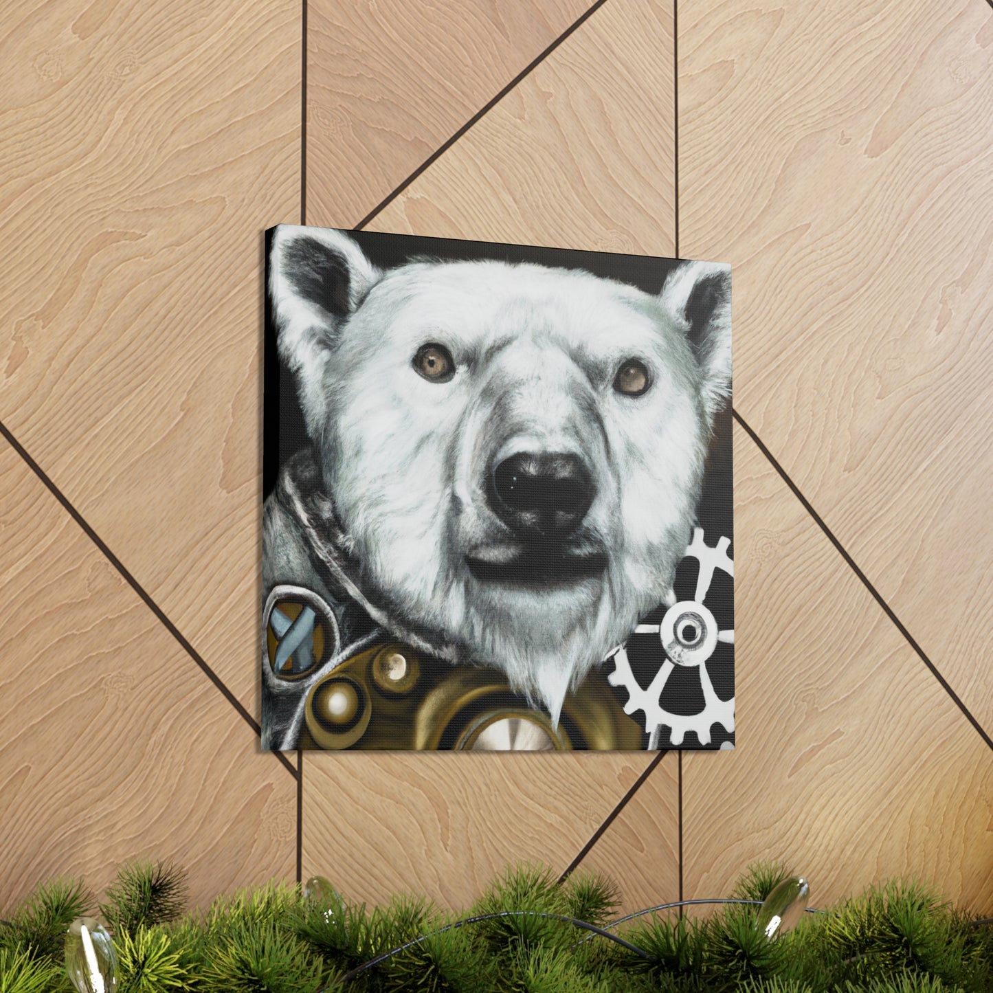 Polar Bear Steampunk Dream - Canvas