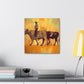 Cattle Drive Epic Scene - Canvas