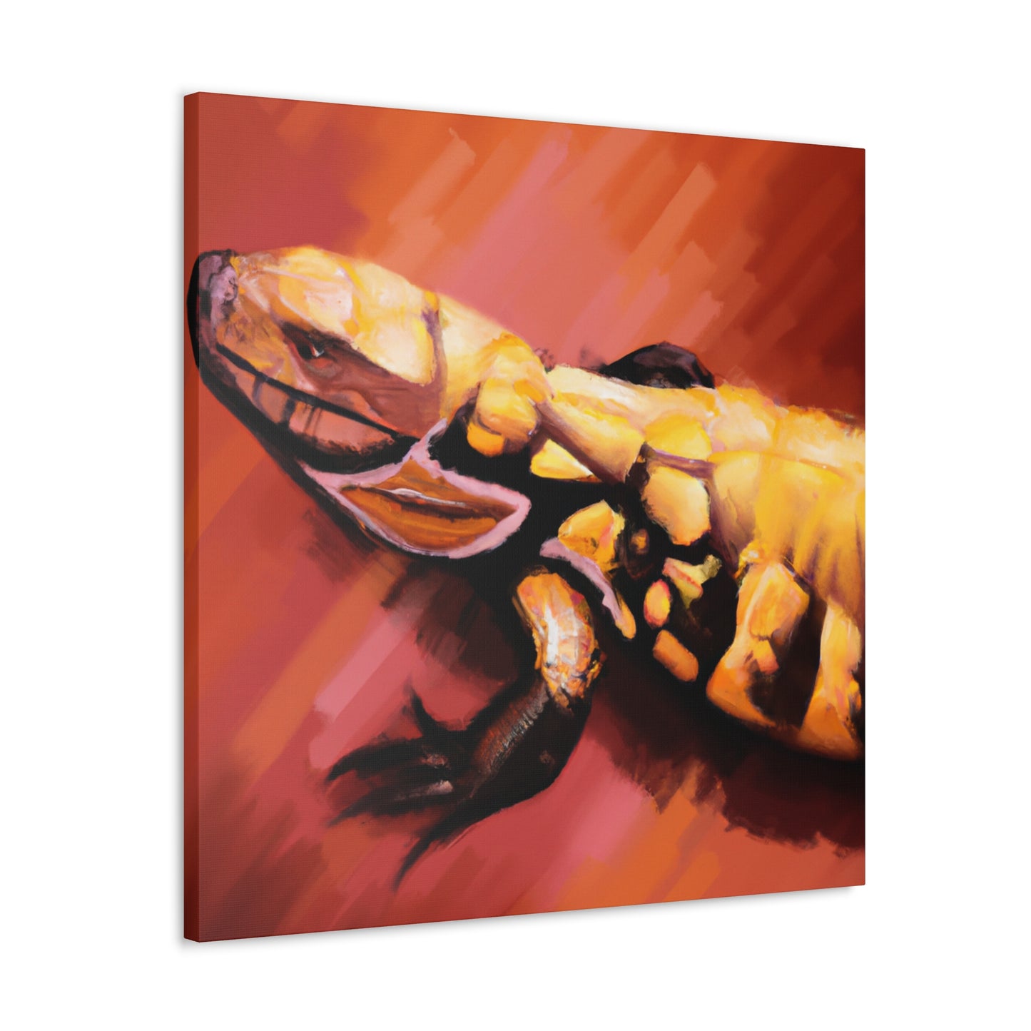 Gila Monster Reflection - Canvas