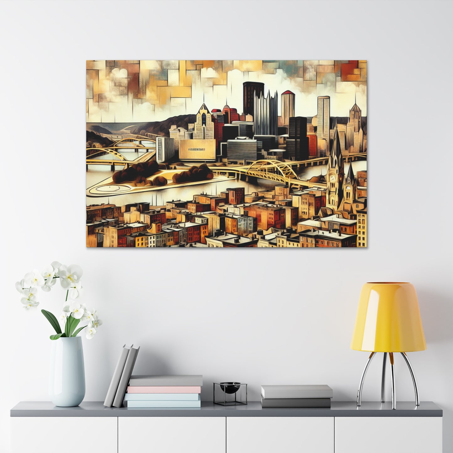 "Steel City Spectrum" - Canvas