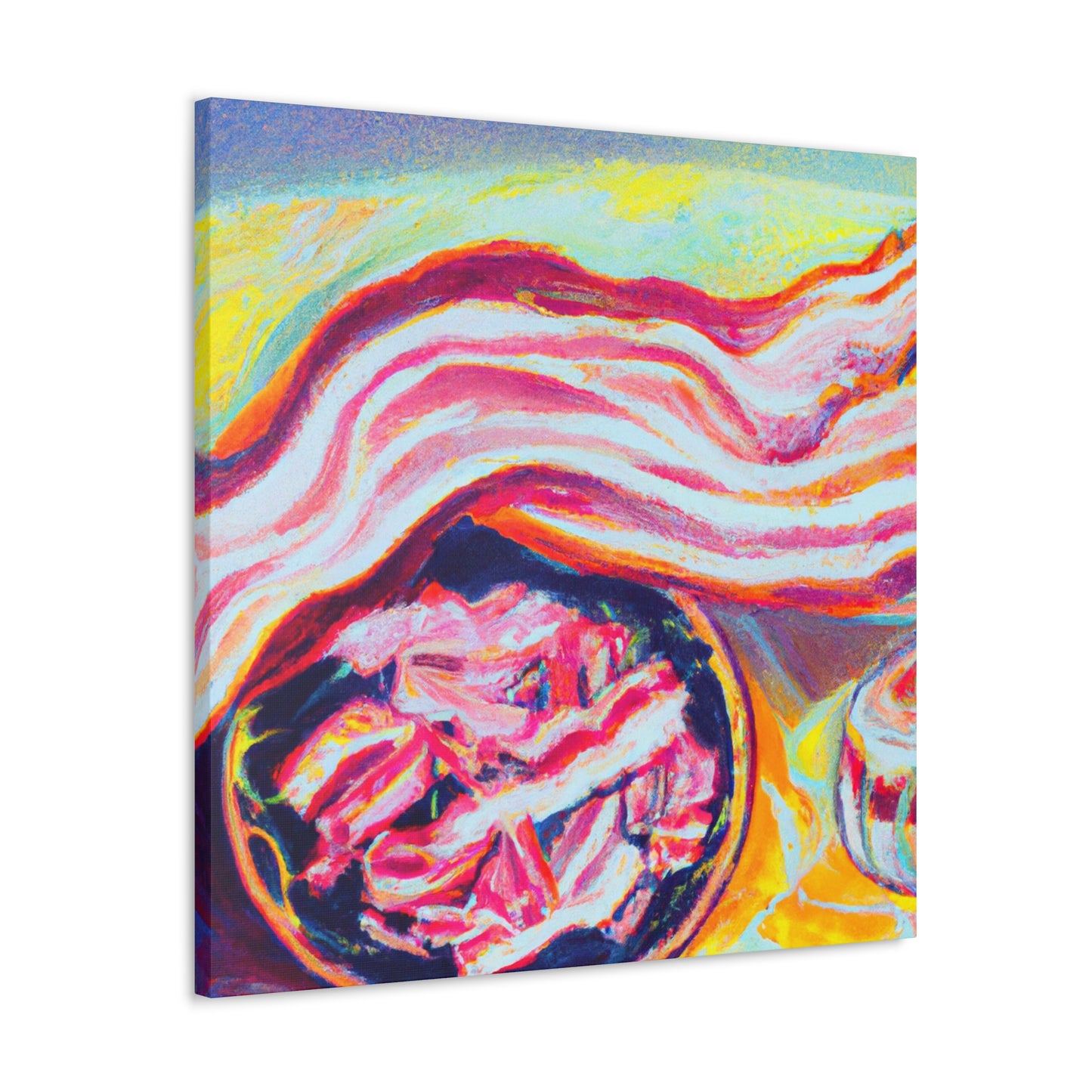 "Surreal Bacon Dreamscape" - Canvas