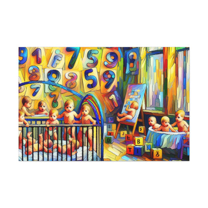 Vibrant Linguistic Symphony - Canvas