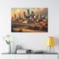 "Cityscape Symphony: Kansas Dreams" - Canvas