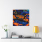 Crab-Crawling Colorful Chaos - Canvas