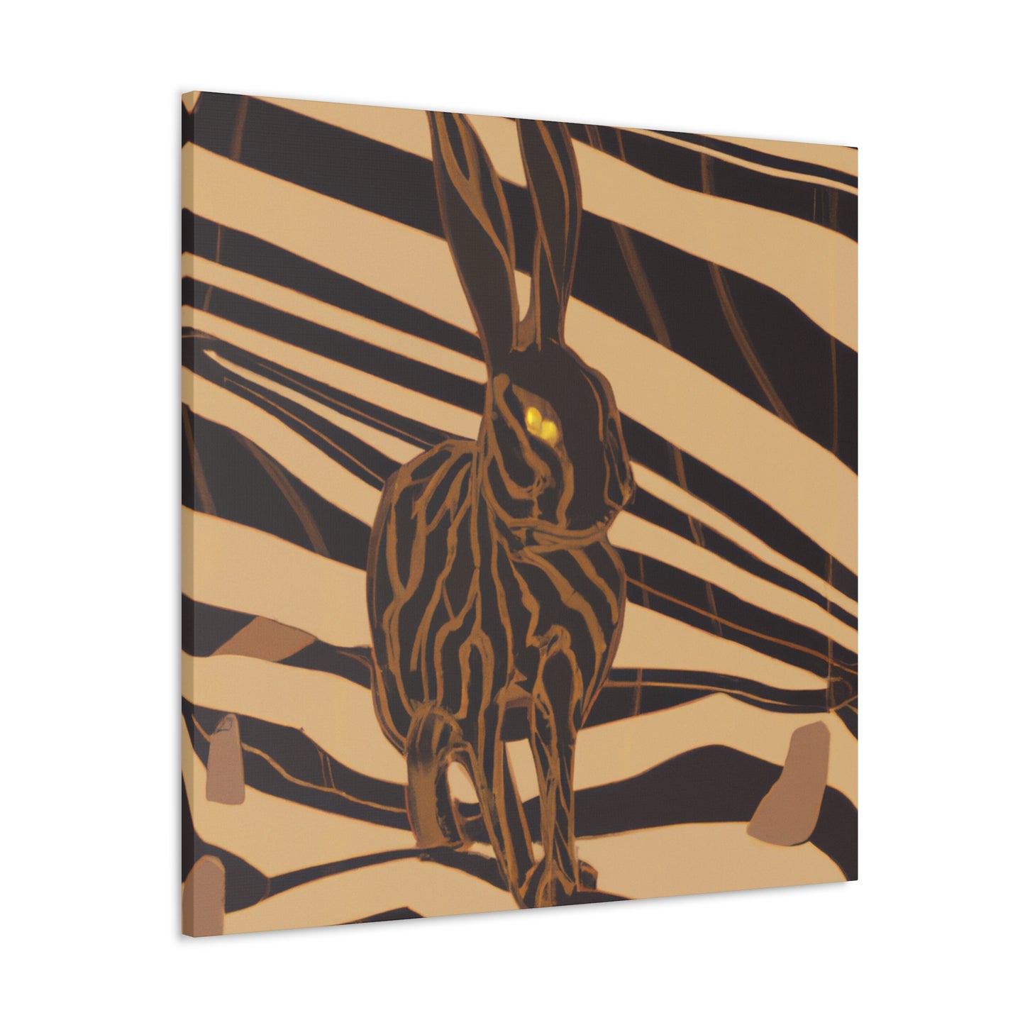 Jackrabbit in Deco - Canvas